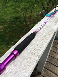 7' MTK Custom Spinning Rod 6 to 15 Purple magic. PM-7-01 – MTK