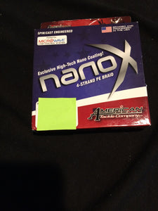 NANO-X 4 STRAND PE BRAID