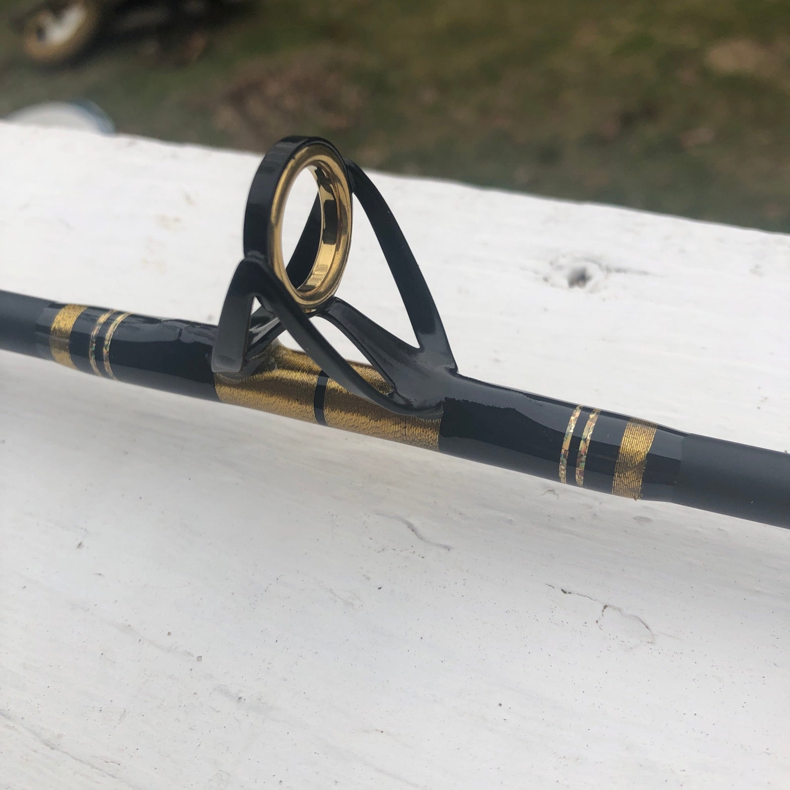 6'6” Black & Gold 15/30 Rod BG-01 – MTK Custom Rods and Repair